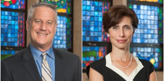 Rabbis Meir and Tara Feldman were recently signed onto a 10-year contract with Temple Beth-El. (Photos courtesy of Temple Beth-El of Great Neck)