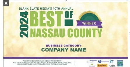 Best of Nassau County Winner Banner Sample