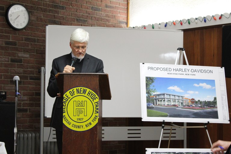 Public voices concerns over potential Harley-Davidson dealership in New Hyde Park