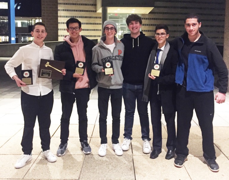 Roslyn High School Forensics Club competes at Princeton