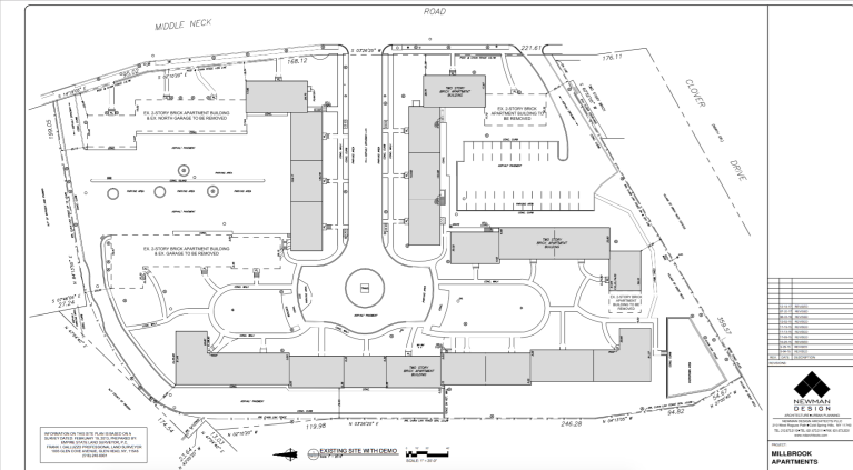 Development eyed for Millbrook Court apartments near Clover Drive