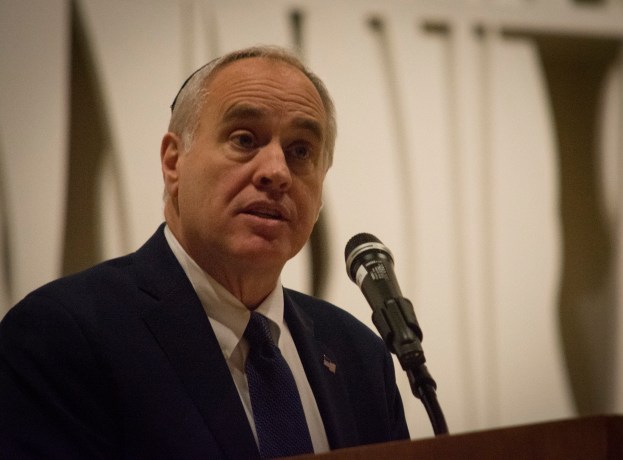 State Comptroller Thomas DiNapoli encouraged attendees to purse social justice in the spirit of Dr. Martin Luther King Jr., even as times get tough. (Photo by Janelle Clausen)