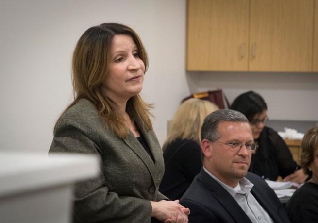 Denise Corcoran, the director of community library services, will officially begin as Great Neck's new library director on Feb. 1. (Photo by Janelle Clausen)