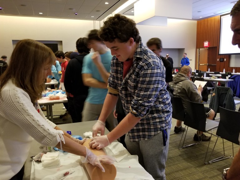 Mineola Junior Fire Department attends Stop the Bleed