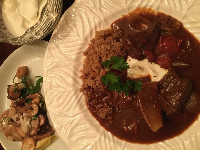 Warm up with Hungarian goulash