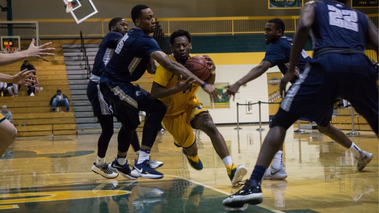 LIU Post men’s basketball wins home game