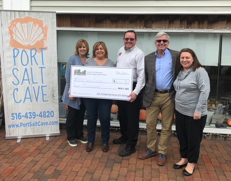 Greater Port Washington BID Awards Port Salt Cave $2,000