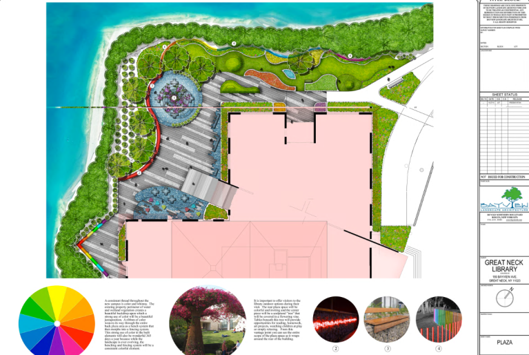 Great Neck Library to map DEC restriction line for landscaping project Great Neck Library to map DEC restriction line for landscaping project