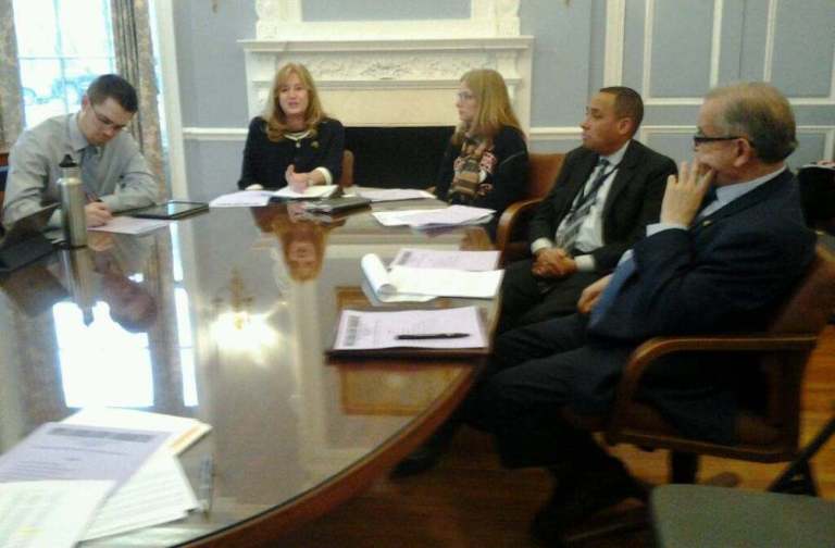D’Urso meets with Great Neck school superintendent, staff D’Urso meets with Great Neck school superintendent, staff