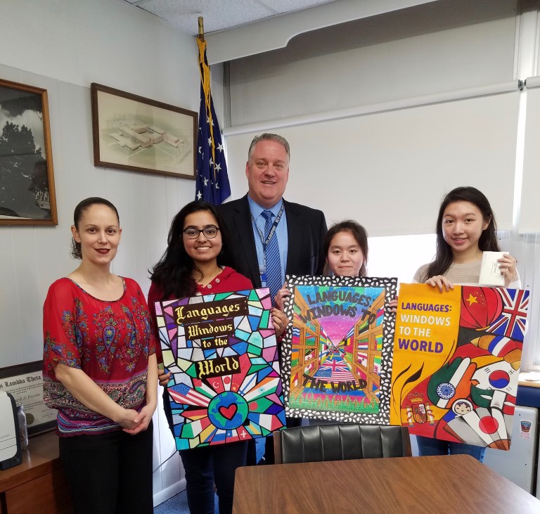 New Hyde Park hosts World Language Week poster contest