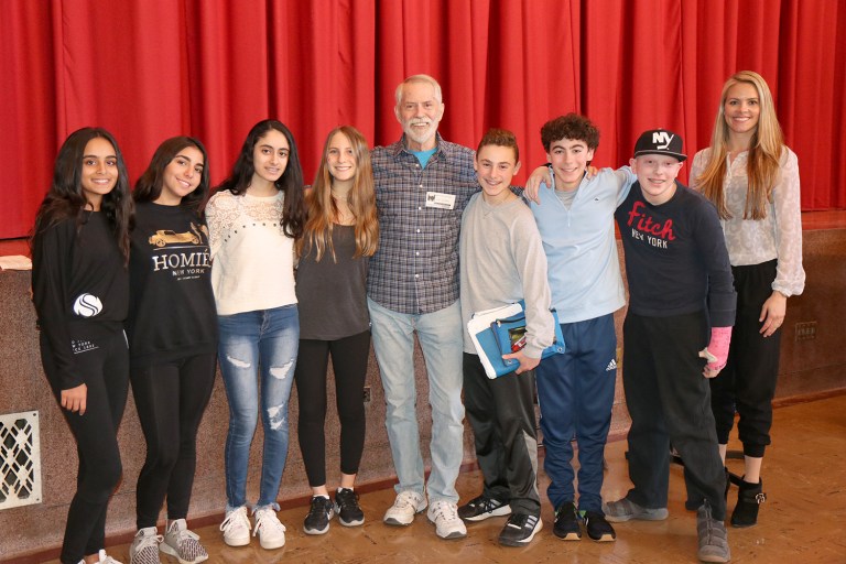 Author Chris Crutcher visits North Middle School Author Chris Crutcher visits North Middle School
