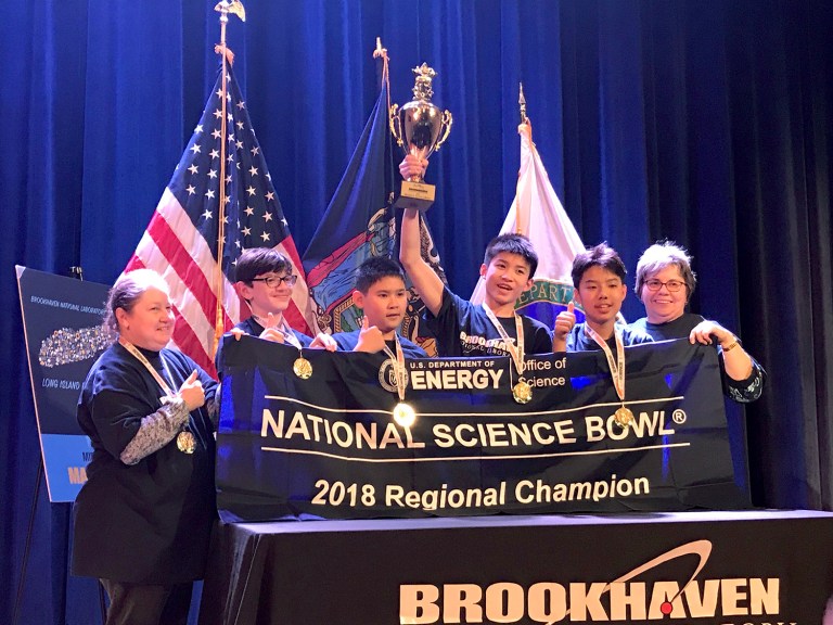 South Middle students win LI Regional Science Bowl