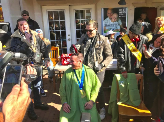 Suozzi shaves head to raise money for cancer Suozzi shaves head to raise money for cancer