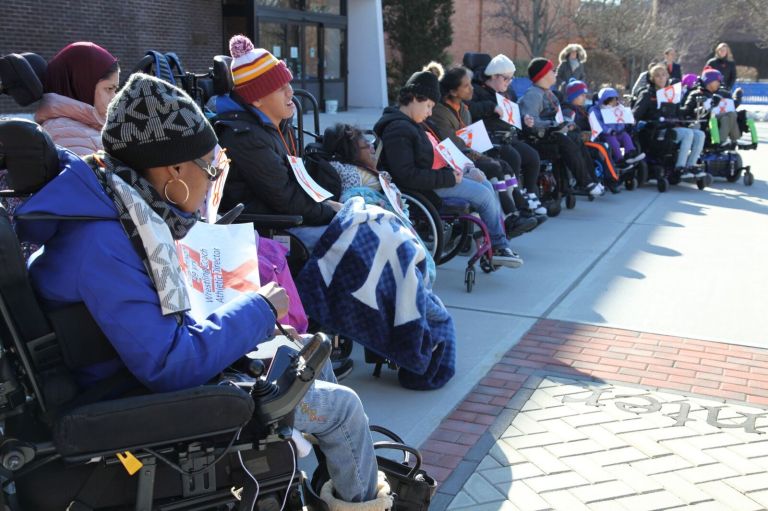 Viscardi School students walk out for Parkland victims