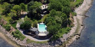 A recent aerial view of the Brickman estate, known as “The Point.” It will be the subject of the next presentation of the Great Neck Historical Society Wednesday, April 25, at 7:30 p.m. at Great Neck House. (Photo courtesy of the Great Neck Historical Society)