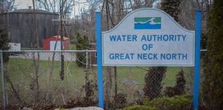 The Water Authority of Great Neck North's project aims to replace several water mains to boost water capacity and service. (Photo by Janelle Clausen)