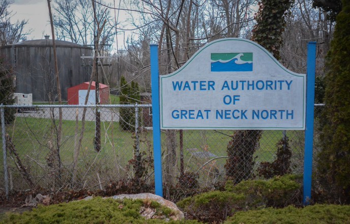 The Water Authority of Great Neck North's project aims to replace several water mains to boost water capacity and service. (Photo by Janelle Clausen)