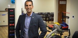 Dr. Vinod Somareddy, the founder of Reddy-Care Physical Therapy in Great Neck, said the expansion will allow the company to treat more patients. (Photo by Janelle Clausen)