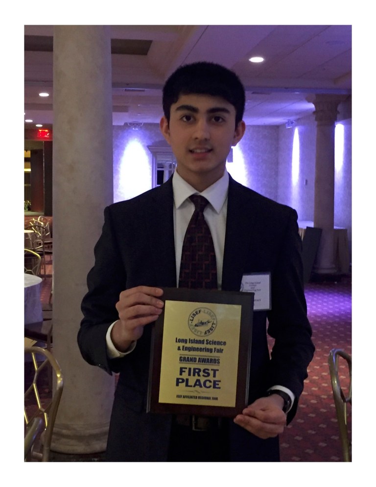 Herricks High School student advances to Intel International Science and Engineering Fair