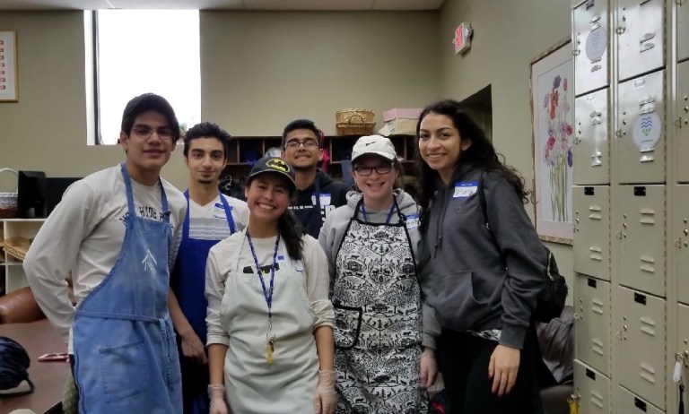 New Hyde Park Business Honor Society lends a hand