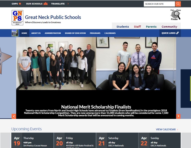 Great Neck Public Schools launching new website April 30
