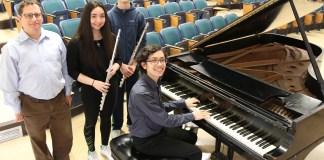 The South High School chamber music ensemble has been invited to perform at the 35th annual Young Musicians Concert of the Chamber Music Society of Lincoln Center. (Photo courtesy of the Great Neck Public Schools)