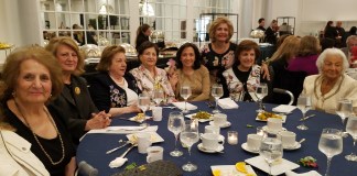 Hundreds of seniors had the chance to enjoy a meal and musical performances at a Mother's Day luncheon hosted by SHAI. (Photo courtesy of SHAI)