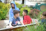 A group of children play in the special park that Park Commissioner Ruth Tamarin helped spearhead. (Photo by Janelle Clausen)