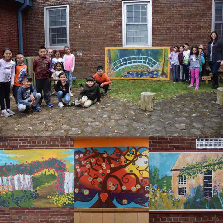 Four murals for Hampton