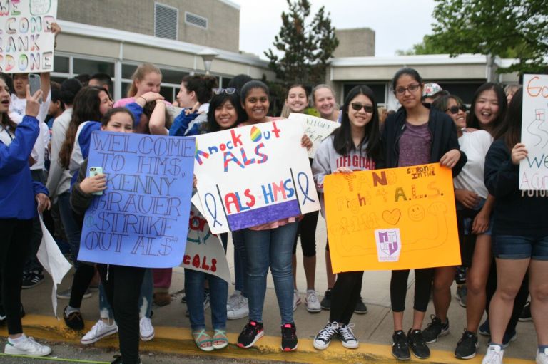 Herricks Middle School supports Ride for Life Herricks Middle School supports Ride for Life