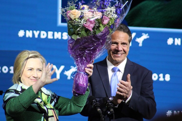Clinton, Biden, tout Cuomo’s progressive record at party convention Clinton, Biden, tout Cuomo’s progressive record at party convention