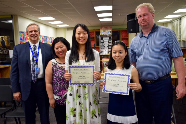 Herricks honors three shining students