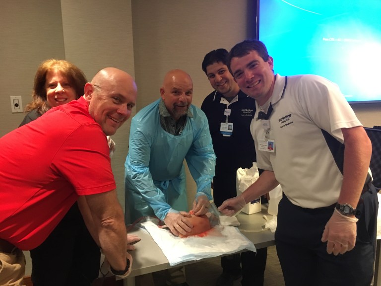 LI high school athletic trainers learn to ‘Stop the Bleed’