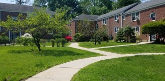 Tenants of Millbrook Court will now have use of the southern parking lot on the property again. (Photo by Janelle Clausen)