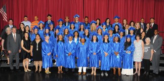 Great Neck Adult Learning Center graduates have earned citizenship, English proficiency and high school equivalence diplomas. (Photo by Irwin Mendlinger)