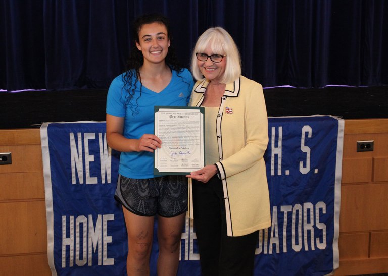 Bosworth, Wink recognize two NHP graduating seniors Bosworth, Wink recognize two NHP graduating seniors