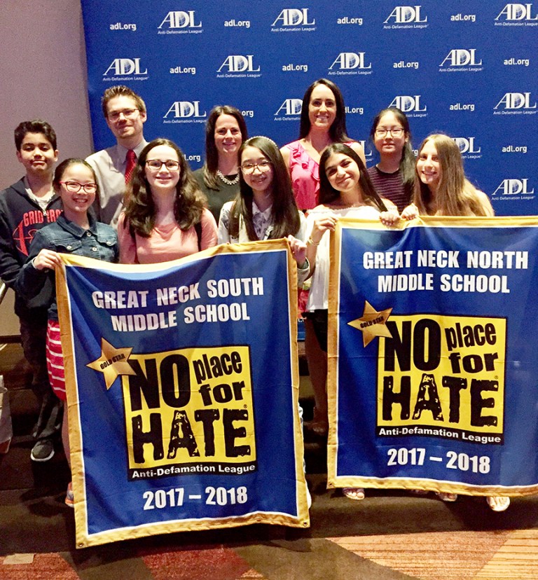 Great Neck middle schools named ‘No Place for Hate’ schools