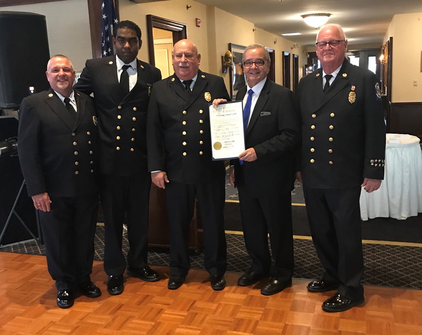 Assemblyman D’Urso salutes Atlantic Hook and Ladder Co. 1