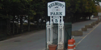 A worker at Belmont Park died earlier this month, likely of bacterial sepsis. (Photo from Google Maps)