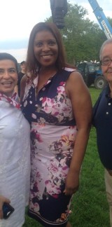 Town of North Hempstead Councilwoman Anna M. Kaplan, Public Advocate for the City of New York Letitia James and NYS Assemblyman Anthony D’Urso. (Photo courtesy of Assemblyman Anthony D'Urso's office)