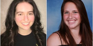 Rachel Rothbaum and Austyn Durham are the respective winners of the Alan L. Gleitsman Outstanding Graduate Award and Genelle Taney Memorial Award. (Photos courtesy of the Great Neck Public Schools)