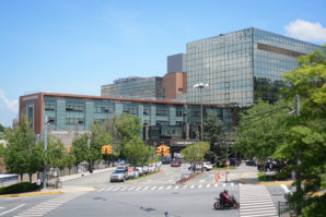 North Shore University Hospital in Manhasset. (Photo by Janelle Clausen)