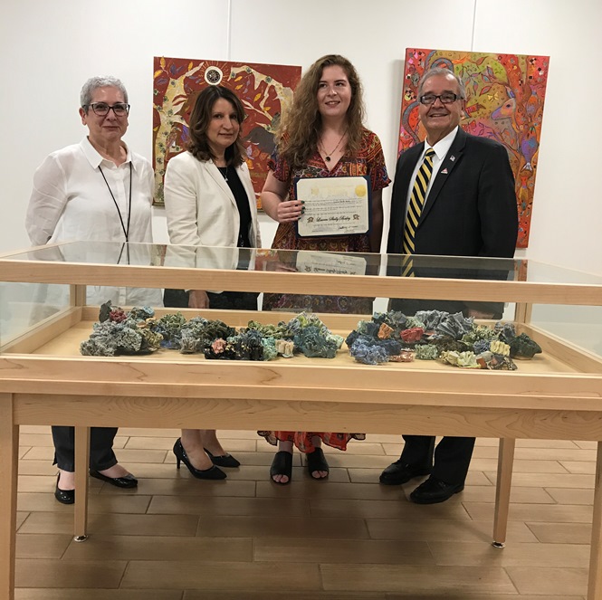 D’Urso commends Great Neck artist at library D’Urso commends Great Neck artist at library