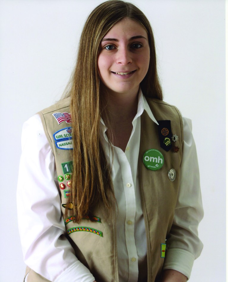 Williston Park and Mineola Girl Scouts awarded highest honor