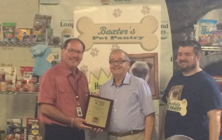 Long Island Cares recognizes assemblyman for pet food drive Long Island Cares recognizes assemblyman for pet food drive