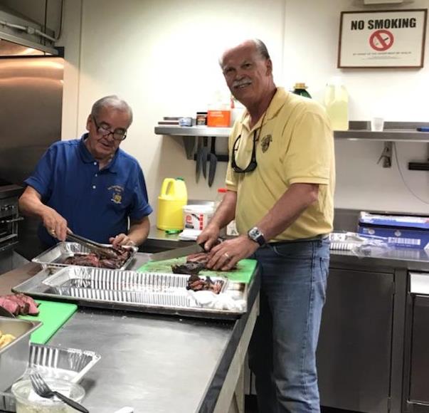 D’Urso cooks for Port Lions Club softball players