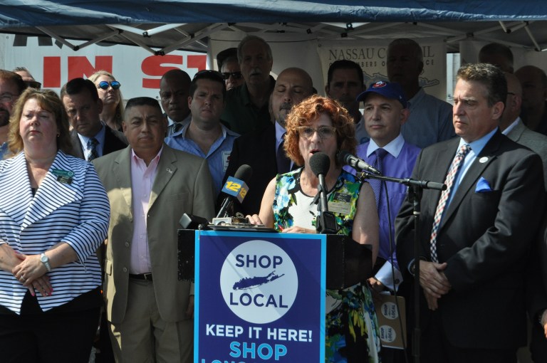 L.I. business rally for online sales tax L.I. business rally for online sales tax