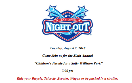 Williston Park to host annual ‘Children’s Parade for a Safer Williston Park’