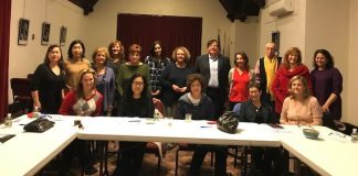 The Great Neck Student Aid Fund and its board of directors, pictured here at Great Neck House, seek to help graduating students pursue college or vocational school. (Photo courtesy of Elise Kestenbaum)