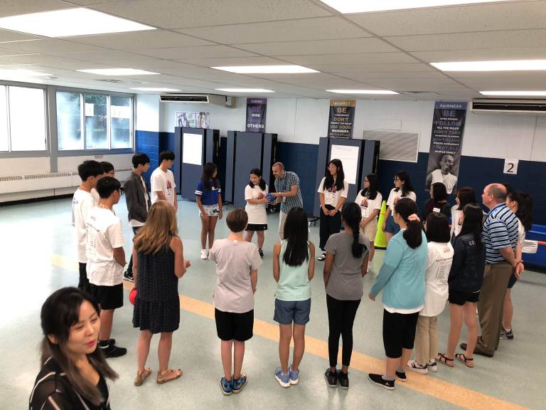 Herricks welcomes South Korean exchange students